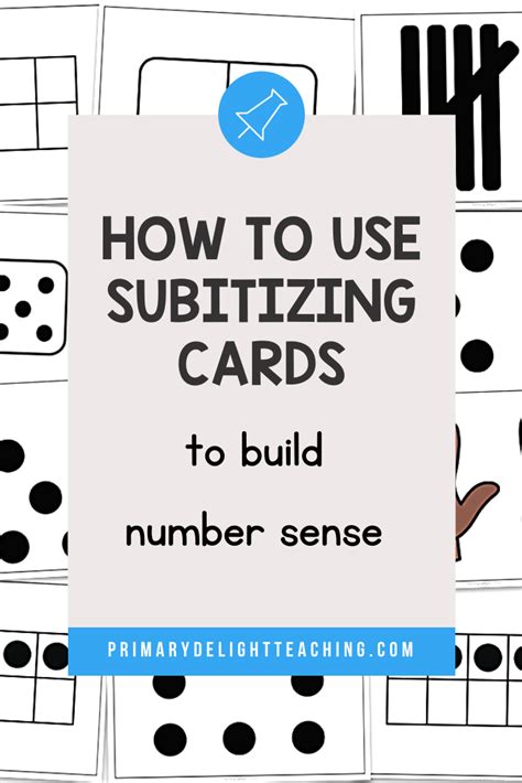 How To Use Subitizing Cards In The Classroom Primary Delight