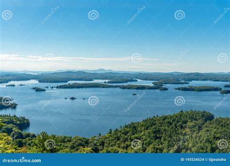 Amazing View Of Squam Lake From West Rattlesnake Mountain New Hampshire