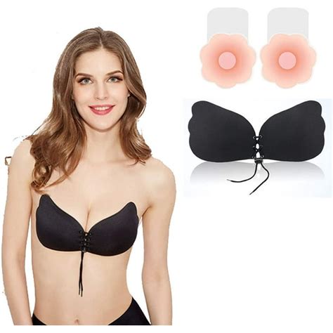 sedex sticky bra nipple covers adhesive bars push up strapless backless silicone invisible bra