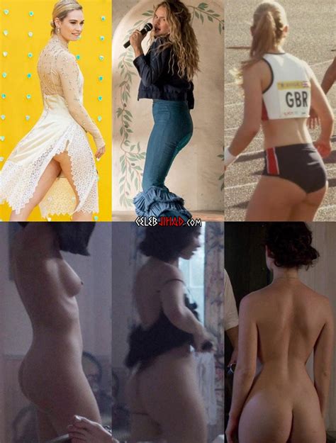 Lily James Nude Ass Retrospective Onlyfans Leaked Nudes