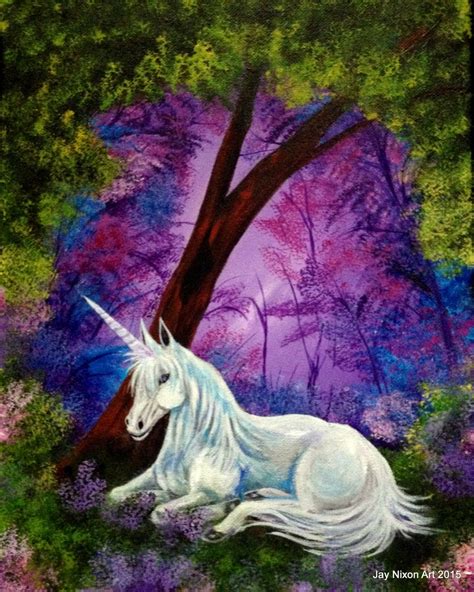 Fantasy Art Unicorn White Unicorn Pink Fantasy Forest Creature