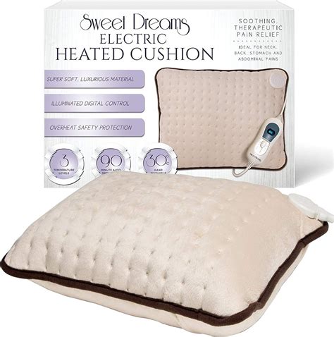 Sweet Dreams Electric Heated Cushionpillowheat Pad For Back Pain