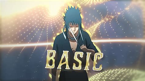 Basic Sasuke Uchiha Amvedit Youtube