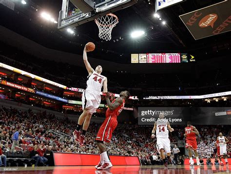 stephan van treese of the louisville cardinals shoots the ball while news photo getty images