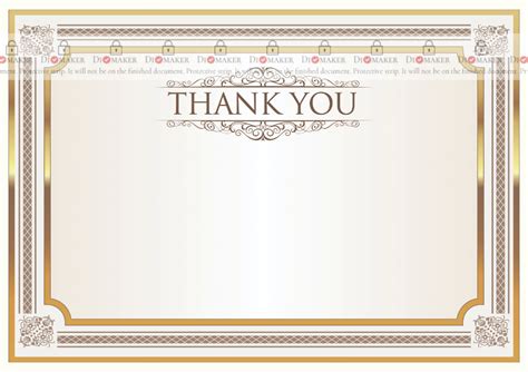 Thank You Card Template Word