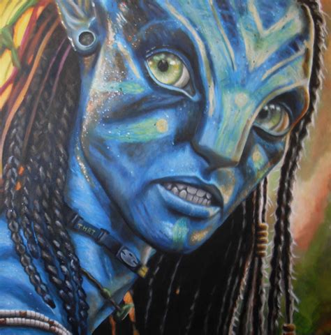 Avatar Neytiri Painting By Jonmckenzie On Deviantart
