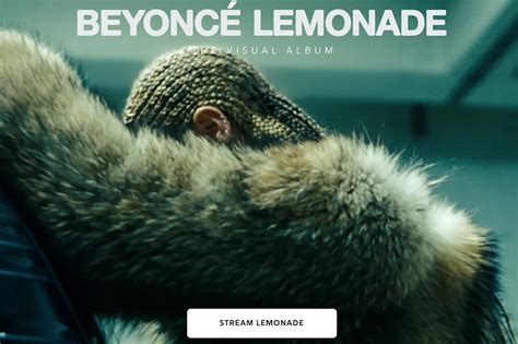 Beyonces New Visual Album Lemonade Is Here Listen