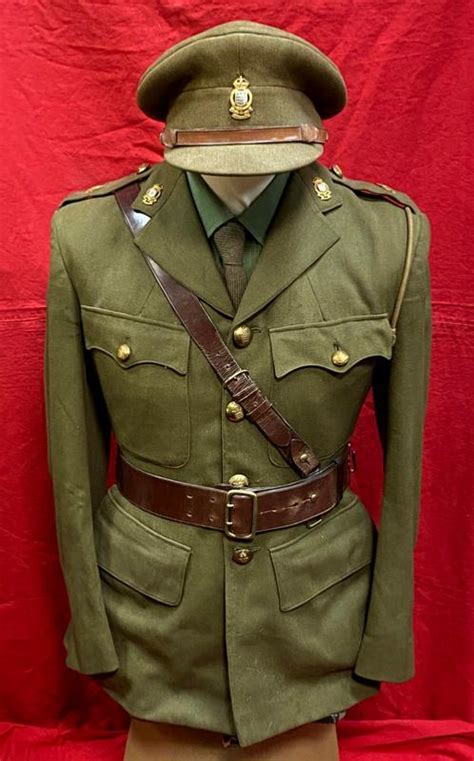 Ww2 British Royal Army Ordnance Corp Officers Tuniccap And Uniform