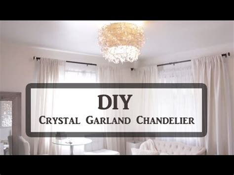 Once we understand your needs, we can help you find the right crystal prism for your wedding, crafts, diy, chandelier makeover or any project. DIY Crystal Garland Chandelier - YouTube