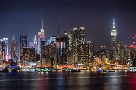 Welcome to new york city sky, at nycs we post amazing pictures of the. City Lights Under Night Sky · Free Stock Photo