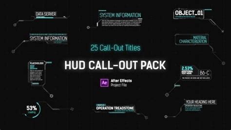 Call Out Titles After Effect Free Template / Call Out Titles - After
