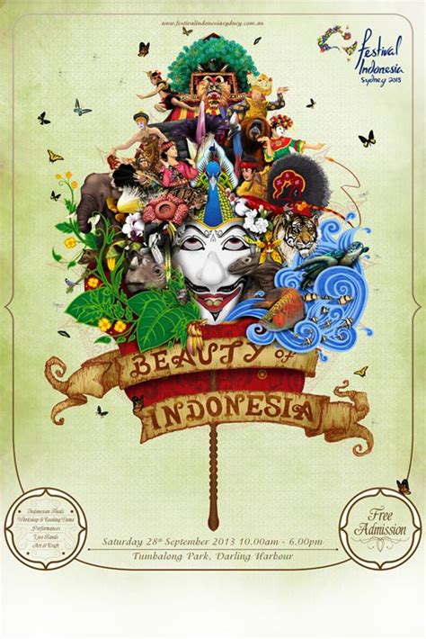Poster Kebudayaan Indonesia Birokerja