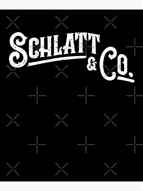 Jschlatt Merch Jschlatt Schlatt And Co Logo Poster By Hollandengber