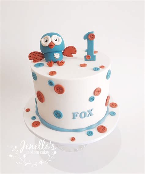Giggle And Hoot Cake By Jenelles Custom Cakes Cupcake Cakes