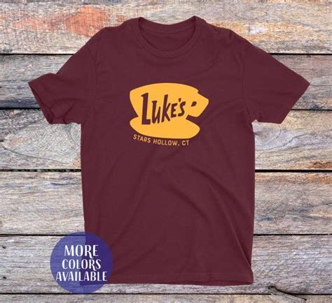 Lukes Diner Crewneck T Shirt Gilmore Girls Tee Custom T Shrt