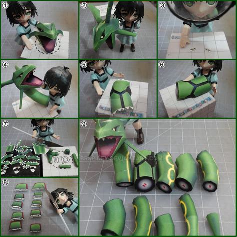 Rayquaza Papercraft Wip By Brspidey On Deviantart