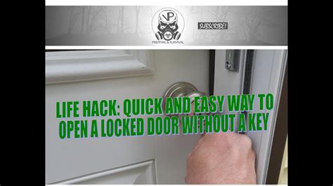 You should remember some facts while opening the sentry safe? How to open a locked door without a key quickly and easily ...