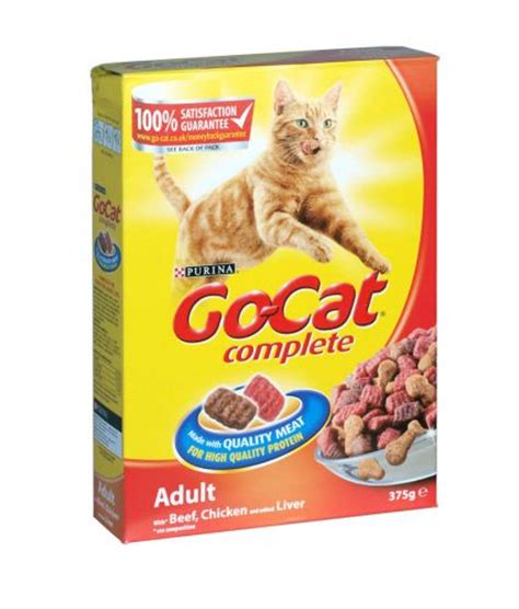 Browse walmart canada for a wide assortment of cat food, including dry and wet cat food, with all your cat's nutritional needs, at everyday great prices! Go cat complete adult cat dry food 375g beef, chicken and ...