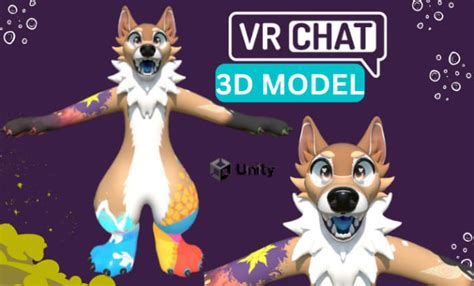 Create Realistic Vrchat Character 3d Vr Avatar Nsfw Vrc Furry Model