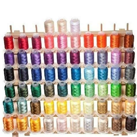 63 Brother Colors Embroidery Machine Thread New