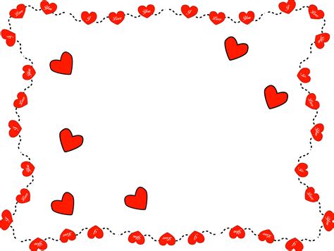 Valentines Border Clipart Free Download On Clipartmag