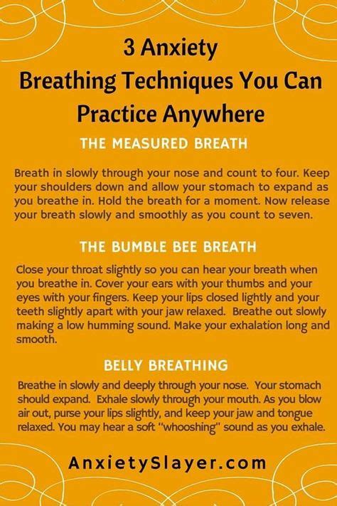 3 Anxiety Breathing Techniques You Can Practiceanywhere Self Help For