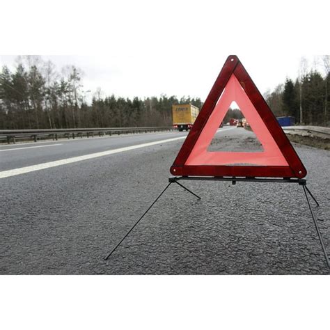 Warning Warning Triangle Highway Accident Attention 12 Inch By 18 Inch