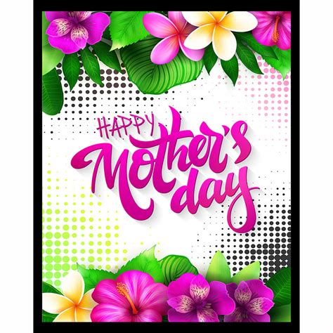A colorful greeting card to wish your amma a happy mother's day in the most lovable language of the world tamil. Happy Mother's Day Flowers - Night Light Designs