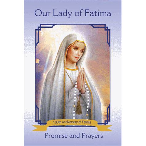 Ol Of Fatima Promise And Prayers Pauline Books And Media