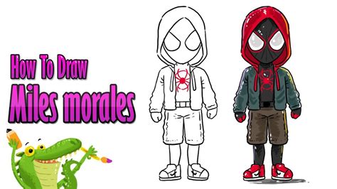 In this video learn how to draw spiderman | spiderman homecoming. Cool Chibi Miles Morales Coloring Pages | AnyOneForAnyaTeam
