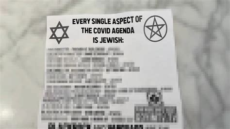 Fight Antisemitic Flyers With Kindness Bay Area Rabbi Says Abc7 San