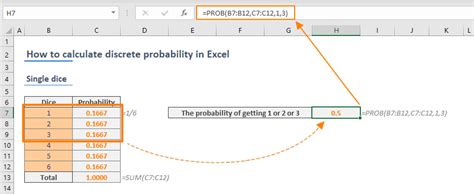 How To Calculate Probability In Excel With Examples Images