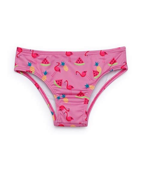 Riachuelo Biquini Infantil Tropical Pink