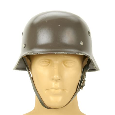 Original German M40 Wwii Type Steel Helmet Finnish M4055 Size 56cm