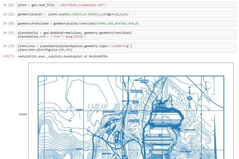 Spatial Manipulation Of A Autocad Dxf File With Python3 And Geopandas