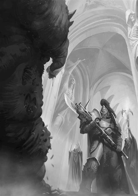 Custodes During Siege Of Terra By Mikhail Savier Warhammer 40k