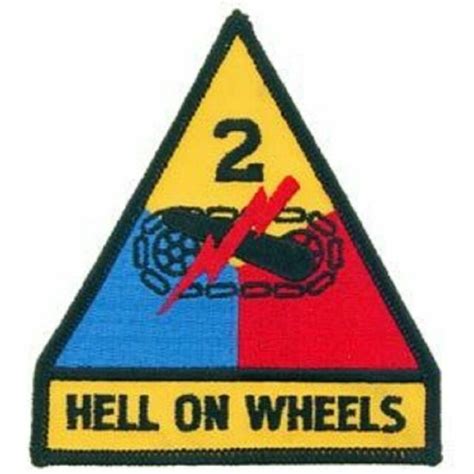 Us Army Hell On Wheels Novelty Patches Embroidered Sew On Patch 3