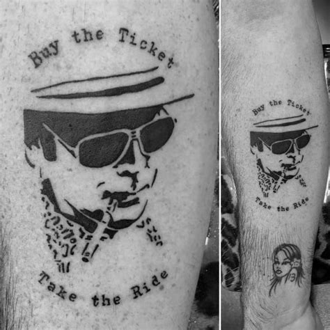 A short biography of hunter s. 70 Hunter S Thompson Tattoo Designs For Men - Fear And ...