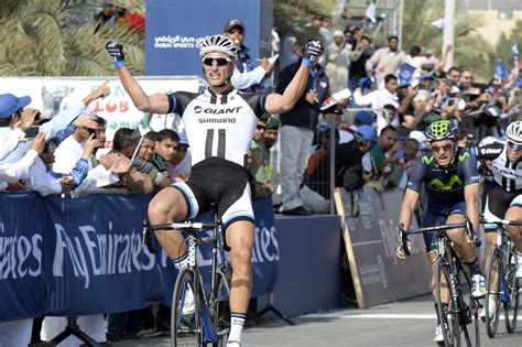 marcel kittel sprints to back to back stage wins at the dubai tour cycling weekly