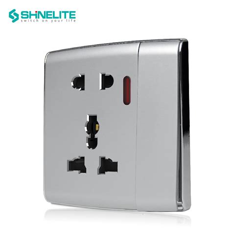 Shinelite 2023 Good Quality 13a 2 Gang Multi Function Switched Socket