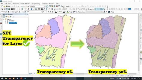 How To Make A Layer Transparent In ArcGIS Raster Shapefile YouTube