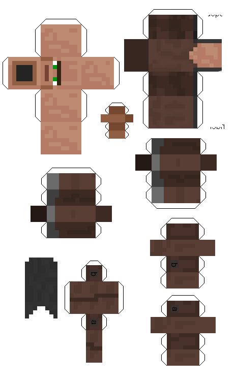 Papercraft Villagers In 2021 Paper Crafts Papercraft Minecraft Skin Images And Photos Finder