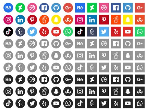 Choose from 760+ facebook instagram graphic resources and download in the form of png, eps, ai or psd. Free Social Media Icons - Download Free Vectors, Clipart ...