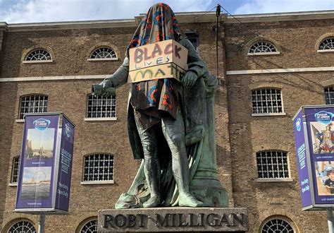 Robert Milligan Slave Trader Statue Removed From Outside London Museum Bbc News