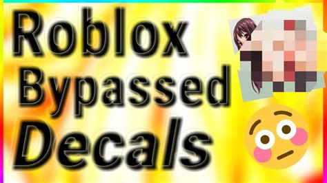 201 Roblox New Bypassed Decals Working 2020 Banned Youtube