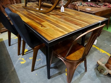 Check spelling or type a new query. Rustic Industrial Dining Table This rectangular dining ...