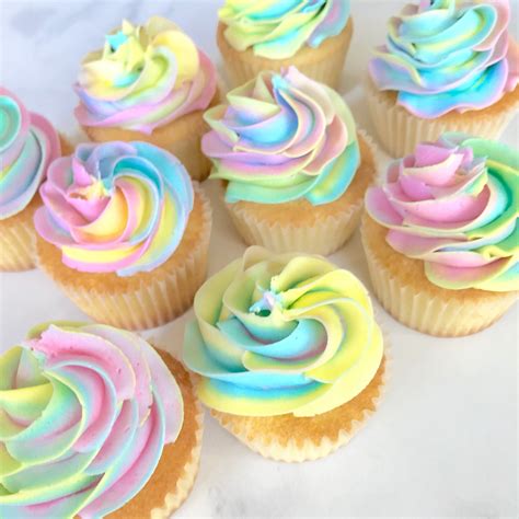 Multi Color Swirl Cupcakes P S Sweets