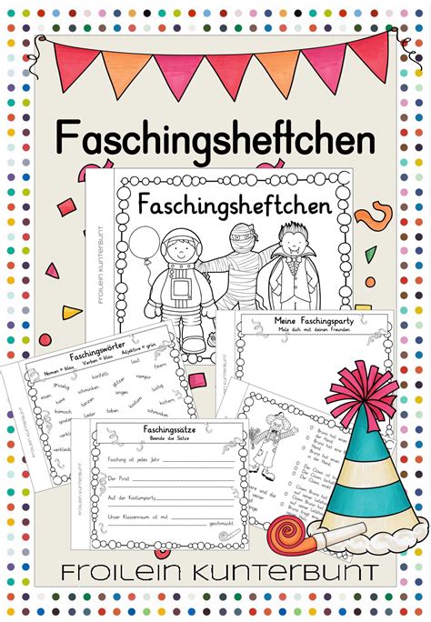 Dekorationsideen und kostenlose bastelvorlagen zum schulstart bekommt ihr hier. Dieses Heftchen hat 16 abwechslungsreiche Seiten zum Thema Fasching. Es kann im Rahmen der ...