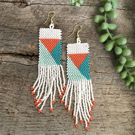 Ink Alloy Seed Bead Earrings Are Effortless And Cool These Fun And