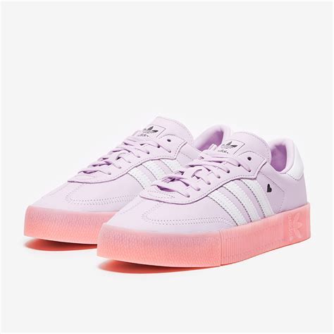Adidas Originals Sambarose Purple Tintwhiteglory Pink Womens